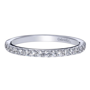 Gabriel 14 Karat Contemporary Wedding Band WB8266W44JJ