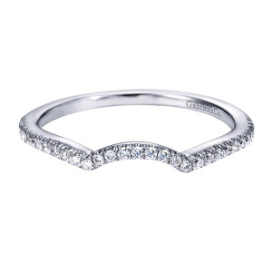 Gabriel 14 Karat Contemporary Wedding Band WB7806W44JJ