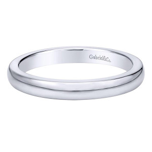Gabriel 14 Karat Contemporary Wedding Band WB9754W4JJJ