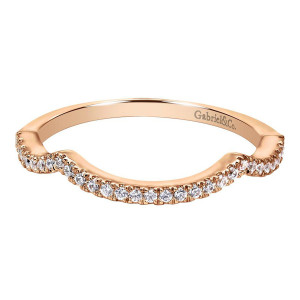 Gabriel 14 Karat Contemporary Wedding Band WB7543K44JJ