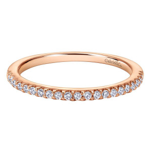 Gabriel 14 Karat Contemporary Wedding Band WB5825K44JJ