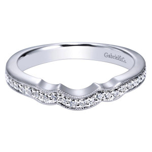 Gabriel 14 Karat Victorian Wedding Band WB4128W44JJ