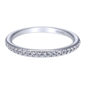 Gabriel 14 Karat Contemporary Wedding Band WB5423W44JJ