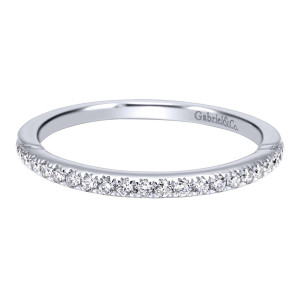 Gabriel 14 Karat Contemporary Wedding Band WB911926R1W44JJ