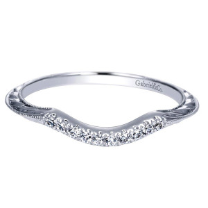 Gabriel 14 Karat Victorian Wedding Band WB8659W44JJ