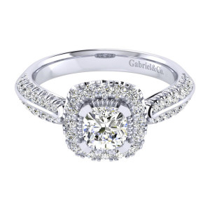 Gabriel 14 Karat Perfect Match Engagement Ring ER002B3AJW44JJ