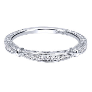 Gabriel 14 Karat Victorian Wedding Band WB911783R2W44JJ