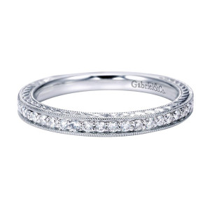 Gabriel 14 Karat Victorian Wedding Band WB6633W44JJ