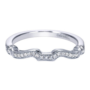 Gabriel 14 Karat Contemporary Wedding Band WB7531W44JJ