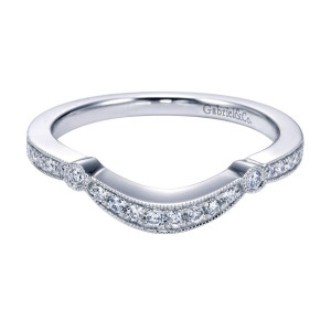 Gabriel 14 Karat Victorian Wedding Band WB6431W44JJ