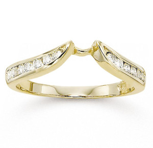 Gabriel 14 Karat Contemporary Wedding Band WB2624Y44JJ