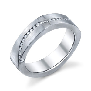 246695 Christian Bauer Platinum Diamond Wedding Ring / Band