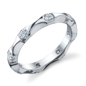 245331 Christian Bauer Platinum Diamond Wedding Ring / Band