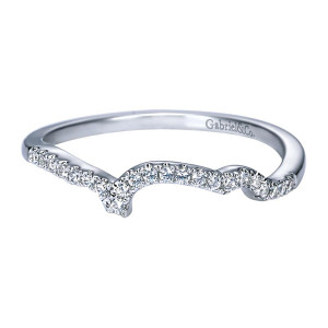 Gabriel 14 Karat Contemporary Wedding Band WB8131W44JJ