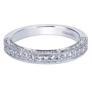 Gabriel 14 Karat Victorian Wedding Band WB3980W44JJ