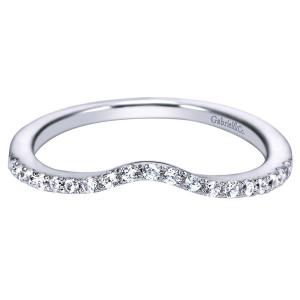 Gabriel 14 Karat Contemporary Wedding Band WB5374W44JJ