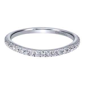 Gabriel 14 Karat Contemporary Wedding Band WB911898R0W44JJ