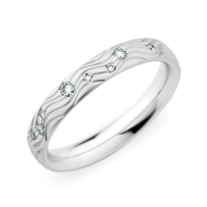 245419 Christian Bauer 18 Karat Diamond Wedding Ring / Band