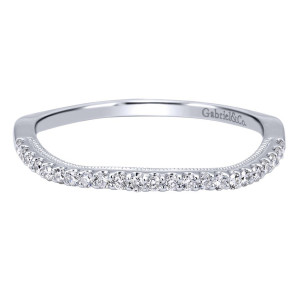 Gabriel 14 Karat Contemporary Wedding Band WB911877R2W44JJ
