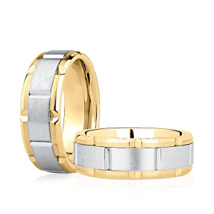 A.JAFFE 14 Karat Classic Wedding Ring GR3490