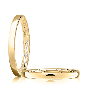 A.JAFFE 18 Karat Classic Wedding Ring LR3591Q