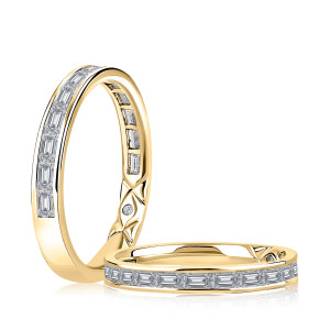 A.JAFFE 14 Karat Classic Diamond Wedding Ring MRCEC3669L