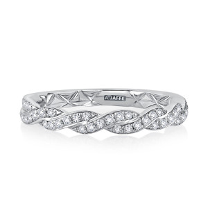 A.JAFFE 14 Karat Classic Diamond Wedding Ring MRCRD2406Q