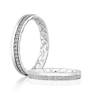 A.JAFFE 14 Karat Quilted Diamond Wedding Ring WRC4337QE