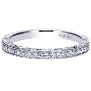 Gabriel 14 Karat Victorian Wedding Band WB8670W44JJ