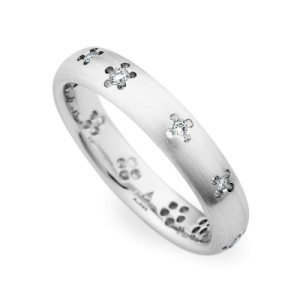 245415 Christian Bauer 18 Karat Diamond Wedding Ring / Band