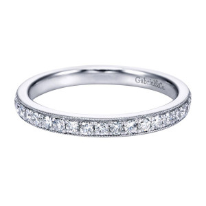 Gabriel 14 Karat Victorian Wedding Band WB7284W44JJ