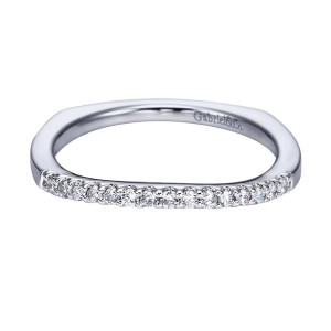 Gabriel 14 Karat Contemporary Wedding Band WB6560W44JJ