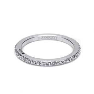 Tacori Platinum Simply Tacori Wedding Band 2630BSM