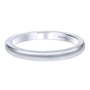 Gabriel 14 Karat Contemporary Wedding Band WB9753W4JJJ