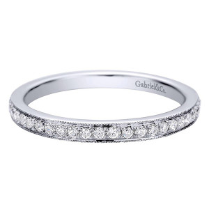 Gabriel 14 Karat Victorian Wedding Band WB9396W44JJ