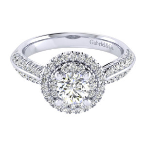 Gabriel 14 Karat Perfect Match Engagement Ring ER002B3AIW44JJ