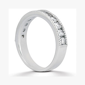 Taryn Collection Platinum Wedding Ring TQD B-8751