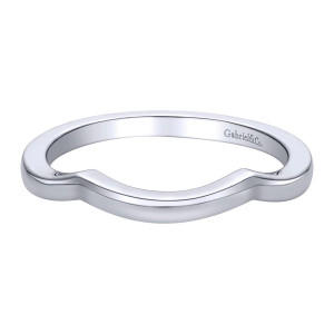 Gabriel 14 Karat Contemporary Wedding Band WB9651W4JJJ