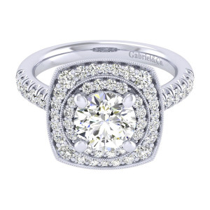 Gabriel 14 Karat Perfect Match Engagement Ring ER039C6AFW44JJ