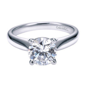 Gabriel Platinum Contemporary Engagement Ring ER6659PTJJJ