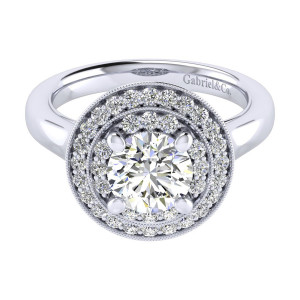 Gabriel 14 Karat Perfect Match Engagement Ring ER009C6AHW44JJ