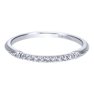 Gabriel 14 Karat Contemporary Wedding Band WB911786R0W44JJ