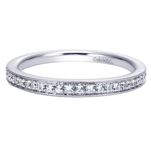 Gabriel 14 Karat Victorian Wedding Band WB8221W44JJ