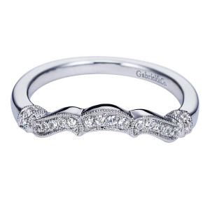 Gabriel 14 Karat Victorian Wedding Band WB7478W44JJ