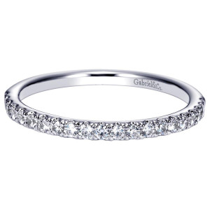 Gabriel 14 Karat Contemporary Wedding Band WB8849W44JJ