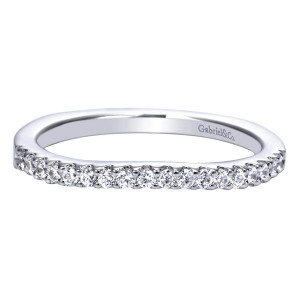 Gabriel 14 Karat Contemporary Wedding Band WB4108W44JJ