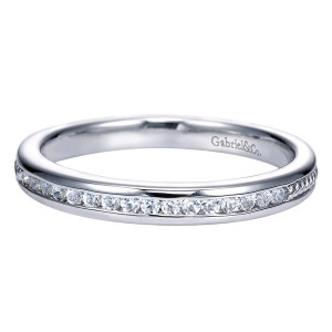 Gabriel 14 Karat Contemporary Wedding Band WB8008W44JJ