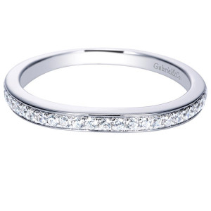 Gabriel 14 Karat Contemporary Wedding Band WB8927W44JJ