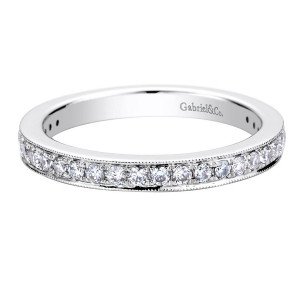 Gabriel 14 Karat Victorian Wedding Band WB9348W44JJ