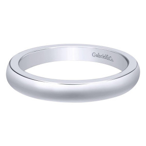 Gabriel 14 Karat Contemporary Wedding Band WB9735W4JJJ